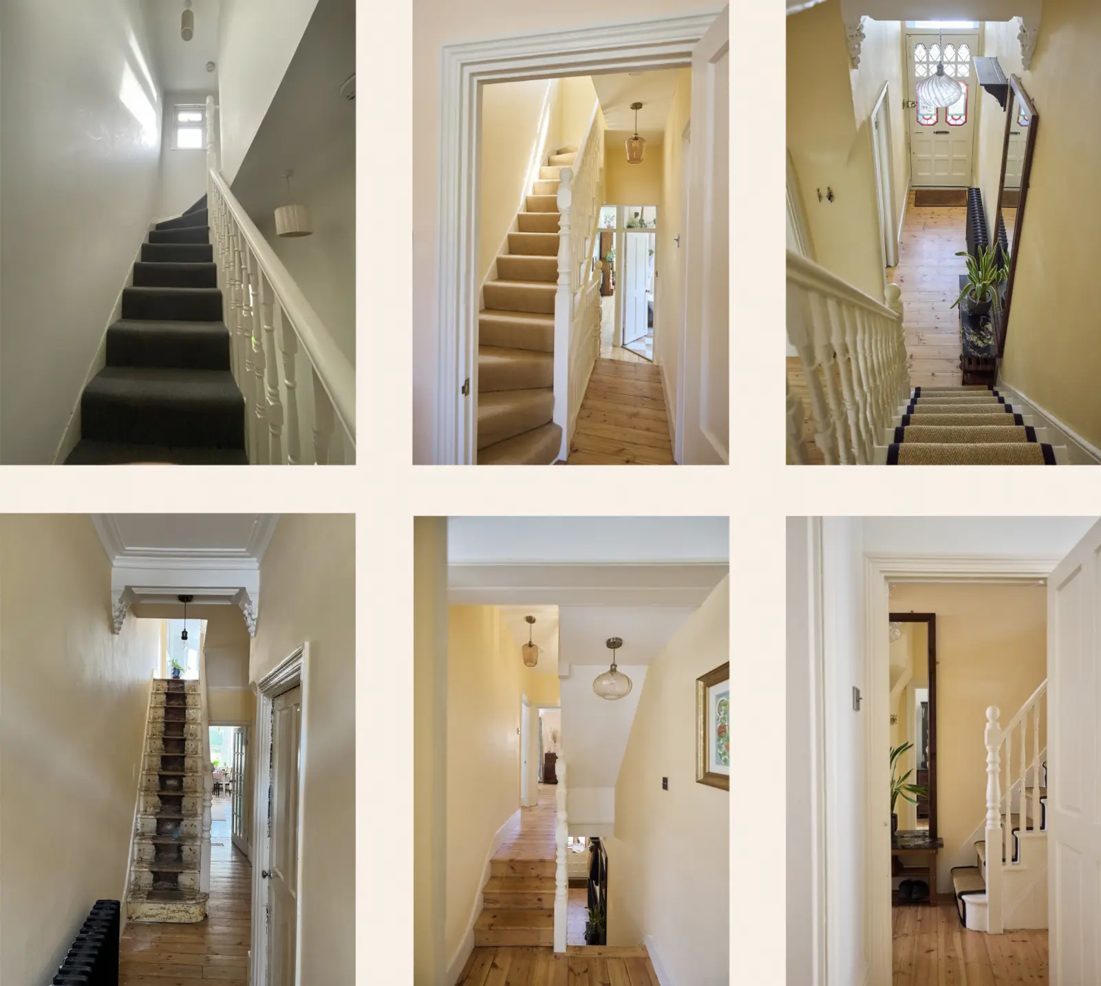 Leytonstone bathroom with Burlington Edwardian suite and marble tiles